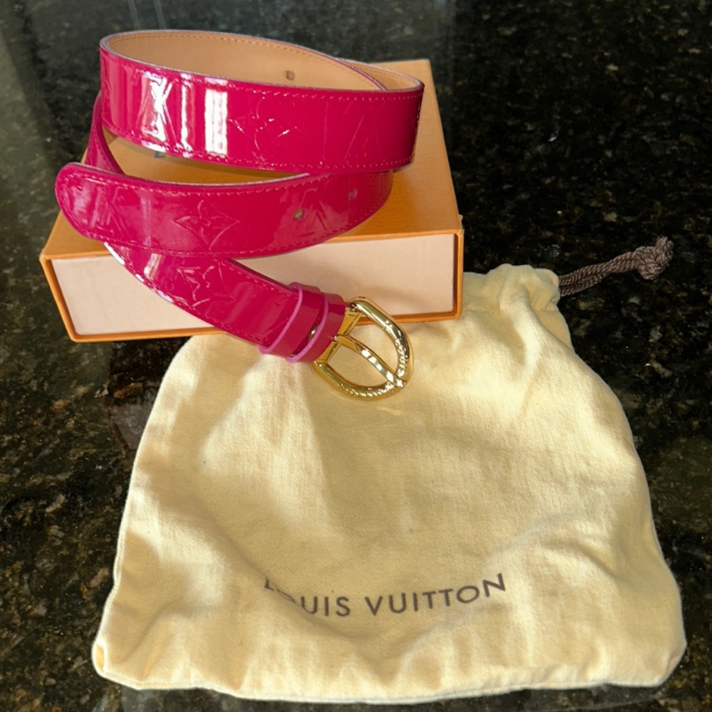 Louis Vuitton Vernis Belt